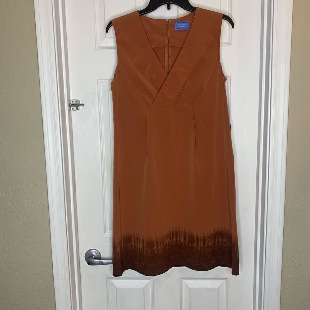 Simply Vera Vera Wang Spice Curry Whimsical Garden Dress Size 12